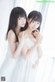 Coser @ 桜 桃 喵 Vol.045: 白色 长裙 (58 photos) P28 No.95512a