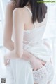 Coser @ 桜 桃 喵 Vol.045: 白色 长裙 (58 photos) P2 No.f143e8
