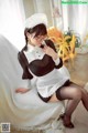 Coser@周叽是可爱兔兔 Vol.036: 眼镜女仆 (36 photos ) P20 No.95331c Image No. 33